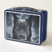 Lunch Box Black German Shepherd (Devant)
