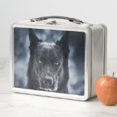 Lunch Box Black German Shepherd (En situation)
