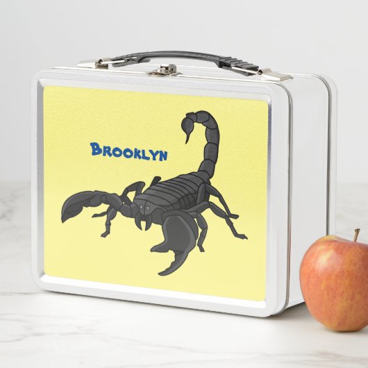 Lunch Box Black hungry scorpion (En situation)