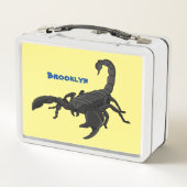 Lunch Box Black hungry scorpion (Dos)