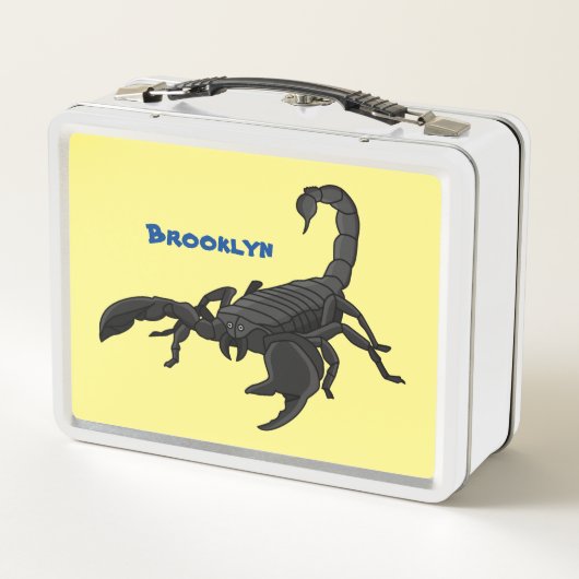 Lunch Box Black hungry scorpion (Dos)