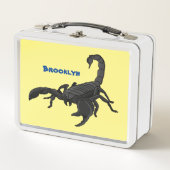 Lunch Box Black hungry scorpion (Devant)