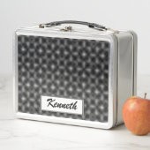 Lunch Box Black & White Cube Life par Kenneth Yoncich (En situation)