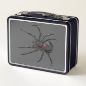 Lunch Box Black Widow Spider Dessin original (Dos)