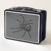 Lunch Box Black Widow Spider Dessin original (Devant)