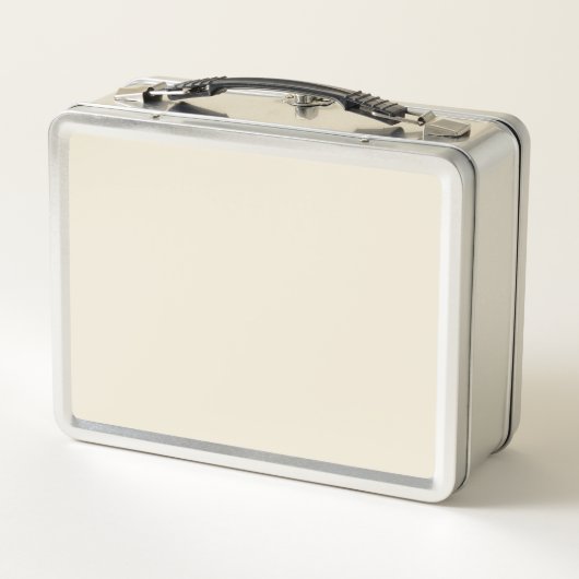 Lunch Box Blanc cassé uni (Dos)