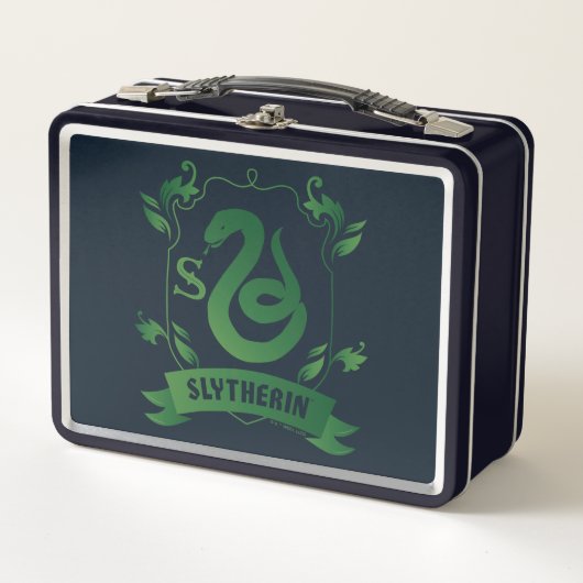 Lunch Box Blason de la maison SLYTHERIN™ orné (Devant)
