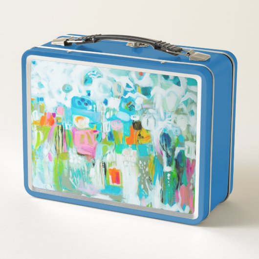 Lunch Box Bleu Abstrait (Dos)