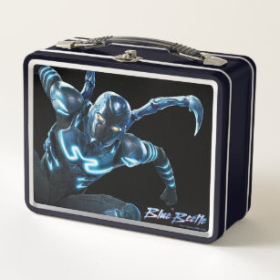 Lunch Box Bleu Beetle Leaping Caractère Art
