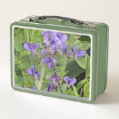 Lunch Box Bleu-Eyed Denton sur les fleurs violettes (Dos)
