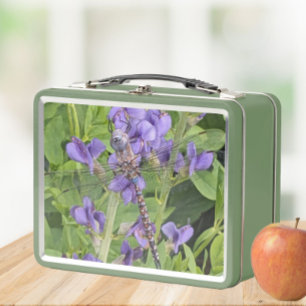 Lunch Box Bleu-Eyed Denton sur les fleurs violettes
