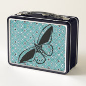 Lunch Box Bleu papillon (Dos)