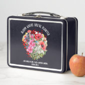 Lunch Box BLOOM WHERE YOU'RE PLANTED Christian Floral (En situation)