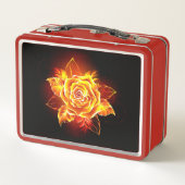 Lunch Box Blooming Fire Rose (Dos)