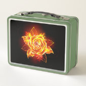 Lunch Box Blooming Fire Rose (Dos)