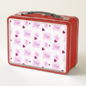 Lunch Box Bloquer le coeur d'amour motif (Dos)