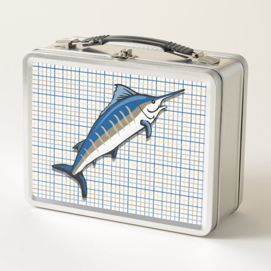 Lunch Box - Blue Marlin on Pset (Voorkant)