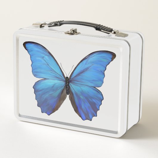 Lunch Box - Blue Morpho Butterfly (Voorkant)