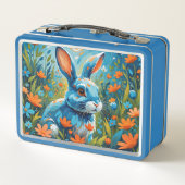 Lunch Box Blue Rabbit Kid's (Dos)