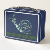 Lunch Box - Blue Stone Snail (Voorkant)