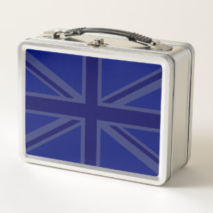 Lunch Box Blues for a Union Jack British Flag To Customize