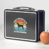 Lunch Box Bluetick Coonhound Coucher de soleil Rétro Chien (En situation)