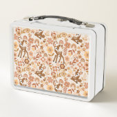 Lunch Box Boeuf mignon cerf modèle floral (Dos)