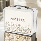 Lunch Box Boho Fleur sauvage Retour À L'École