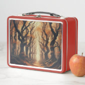 Lunch Box Bois d'automne gothique (En situation)