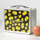 Lunch Box Boite à déjeuner en métal Motif de fromage jaune (En situation)