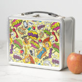 Lunch Box Boîte à déjeuner en métal Retro Pop Art (En situation)