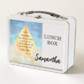 Lunch Box Boîte à déjeuner en métal Verse Bible personnalisé (Devant)