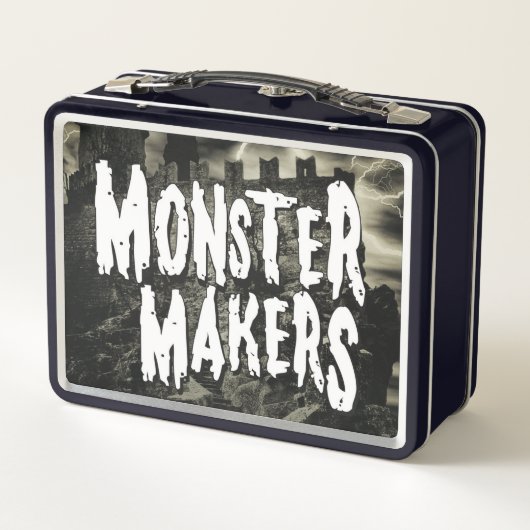 Lunch Box Boîte à déjeuner MONSTER MAKERS (Dos)