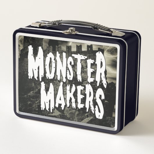 Lunch Box Boîte à déjeuner MONSTER MAKERS (Devant)