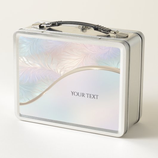 Lunch Box Boîte à lunch Abstraite Iridescente (Dos)