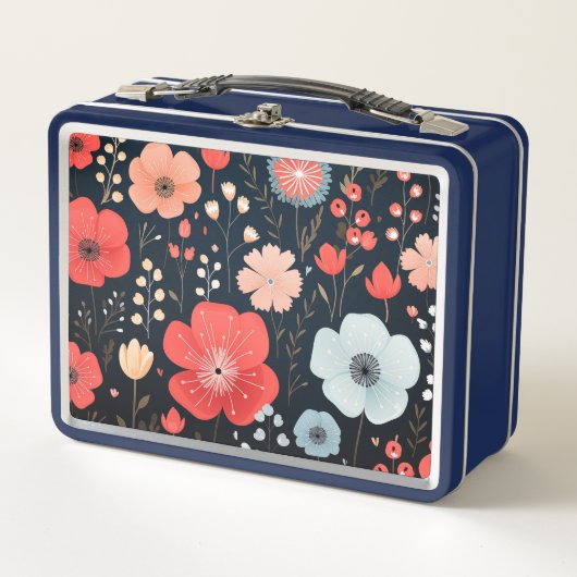 Lunch Box Boîte à lunch aux fleurs mignonnes (Devant)