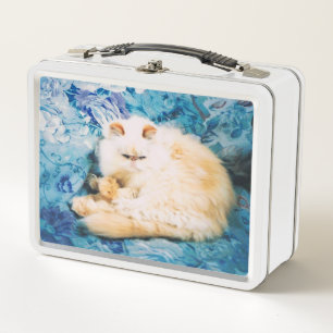Lunch Box Boîte à lunch avec photo de chat persan