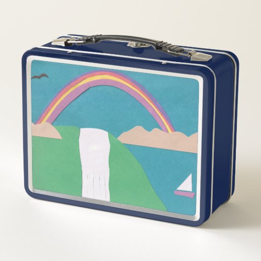 Lunch Box Boîte à lunch avec Rainbow Design (Dos)