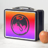Lunch Box Boîte à lunch Black Dragon Neon (En situation)