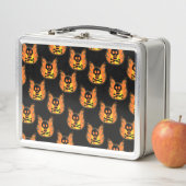 Lunch Box Boîte à lunch crâne flamboyant (En situation)
