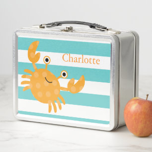 Lunch Box Boîte à lunch de crabe orange mignonne