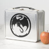 Lunch Box Boîte à lunch en acier Black Dragon (En situation)