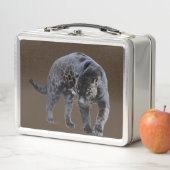 Lunch Box Boîte à lunch en inox marron Jaguar Diablo (En situation)