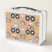 Lunch Box Boîte à lunch en métal à grandes roues (Dos)