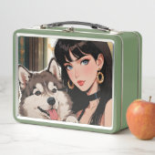 Lunch Box Boîte à lunch en métal/boîte cosmétique (En situation)