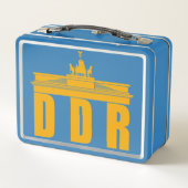 Lunch Box Boîte à lunch en métal DDR BERLIN (Dos)