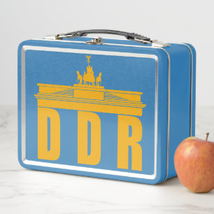 Lunch Box Boîte à lunch en métal DDR BERLIN
