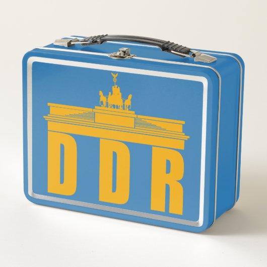 Lunch Box Boîte à lunch en métal DDR BERLIN (Devant)