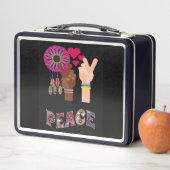 Lunch Box Boîte à lunch en métal de paix (En situation)