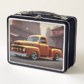 Lunch Box Boîte à lunch en métal pour camion 1950 (Devant)